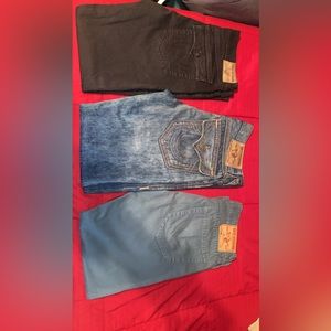 3 pair of True Religions